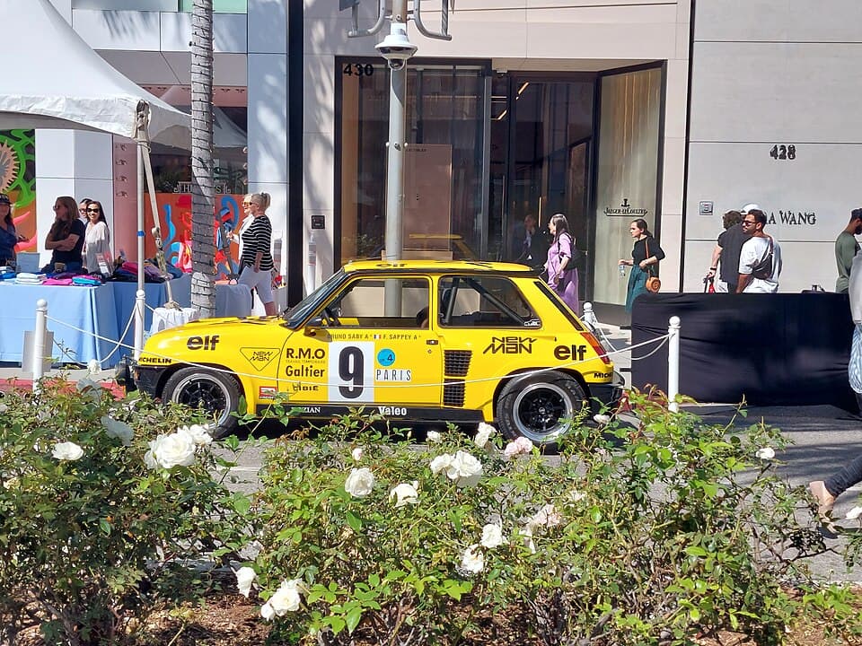 Renault 5 Turbo vue de côté — calculateur Renix panne
