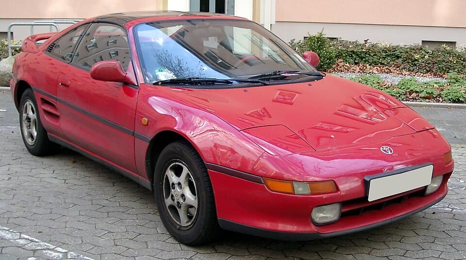 Toyota MR2 SW20 de face